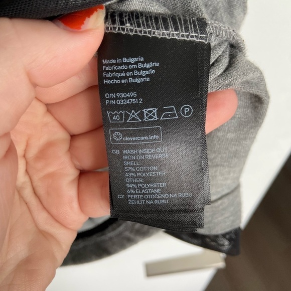 🔴 H&M Black and Grey T- Shirt Dress - Picture 4 of 4